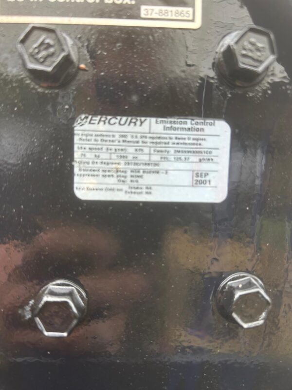 Mercury 75hp outboard motor - Image 9