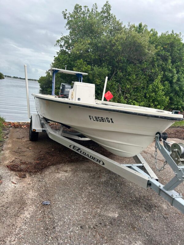 1990 16ft flats boat crossover marine - Image 3
