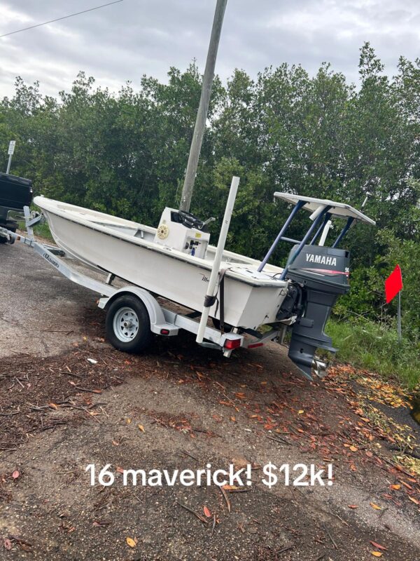 1990 16ft flats boat crossover marine - Image 4